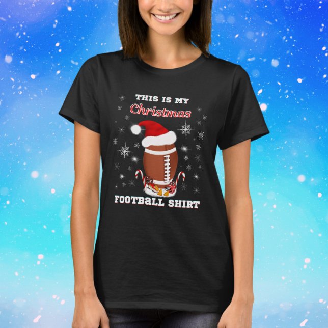 Esta é Minha Camisa de Futebol de Natal Com Lanche (Criador carregado)