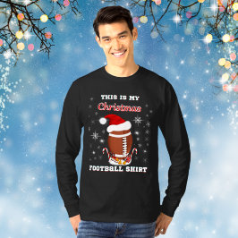 Esta é Minha Camisa de Futebol de Natal Com Lanche