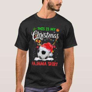 Esta é Minha Camisa de Natal de Futebol de Rena do