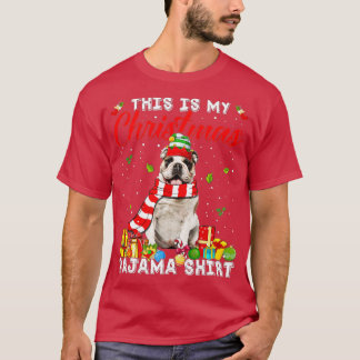 Esta É Minha Camisa De Natal Do Meu Cachorro Bulld