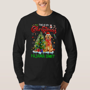 Esta é Minha Camisa de Natal Golden Retriever Pap
