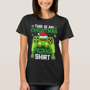 Esta É Minha Camisa De Natal Video Game Gamer Home