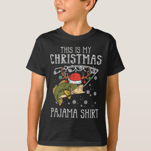 Esta É Minha Camisa de Pijama de Natal Caça de Pei