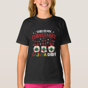 Esta é Minha Camisa de Pijama de Natal Família Gno