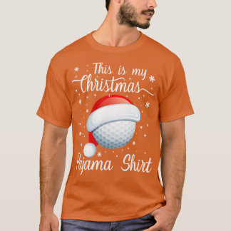 Esta é Minha Camisa de Pijama de Natal Golfe de Na