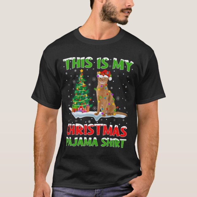Esta é Minha Camisa de Pijama de Natal Natal  (Frente)