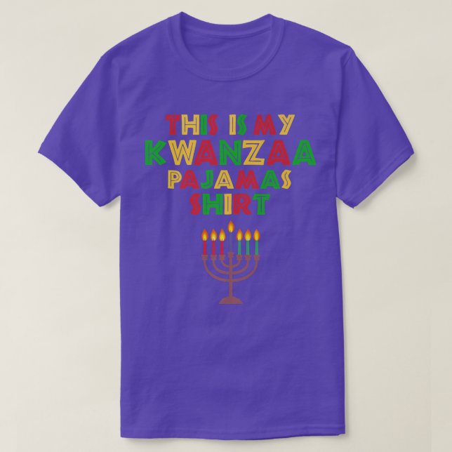 Esta É Minha Camisa De Pijama Kwanzaa (Frente do Design)