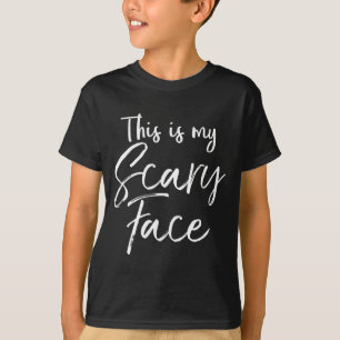 Esta é Minha Camisa de Rosto Assustador Funny Iron