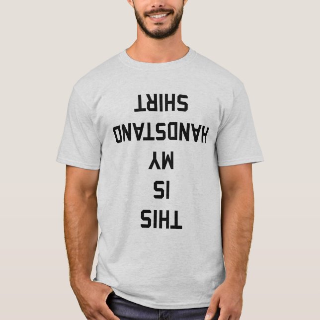 Esta é minha camisa do Handstand (Frente)