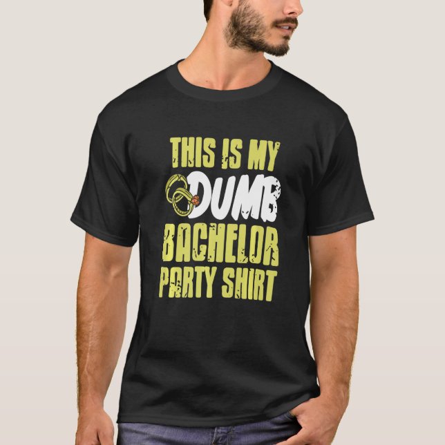 Esta é Minha Camiseta de Despedida de Solteiro Idi (Frente)