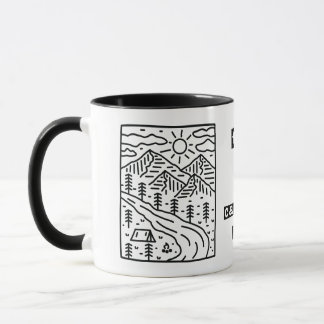 Esta é minha caneca de acampamento engraçada canec