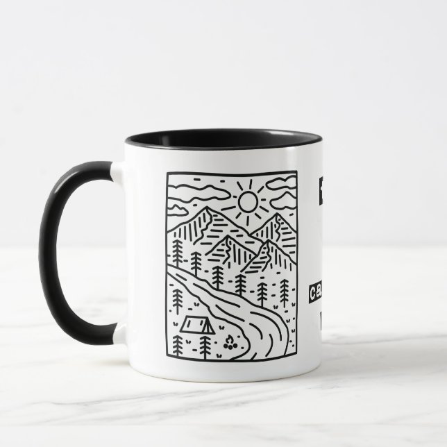 Esta é minha caneca de acampamento engraçada canec (Esquerda)