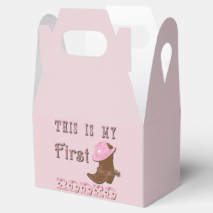 Esta é minha primeira caixa do favor do rodeio