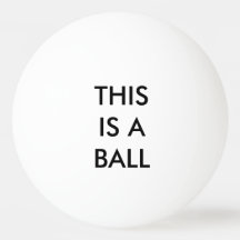 ESTA É UMA BOLA - indique o óbvio