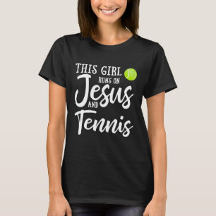 Esta Garota Corre Com Jesus E Camiseta De Ténis Cr