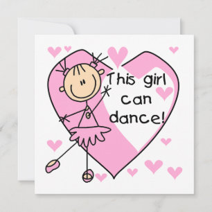 Esta garota dança camisetas e presentes