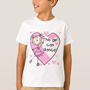 Esta garota dança camisetas e presentes