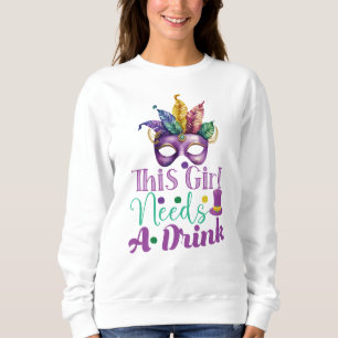 Esta Garota Precisa de uma Bebida Camiseta Mardi G