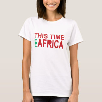 Esta hora para o t-shirt das mulheres de África