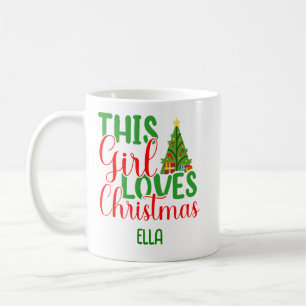Esta Menina Adora A Caneca De Natal
