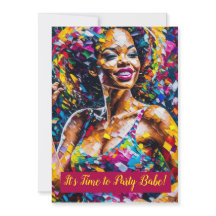 Está na hora de ir para a festa - Convite