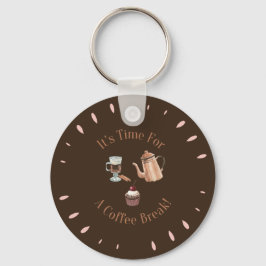 Está na hora de uma Chaveiro de citação engraçada 