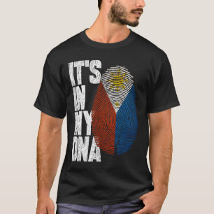 Está na minha camisa de DNA filipino.