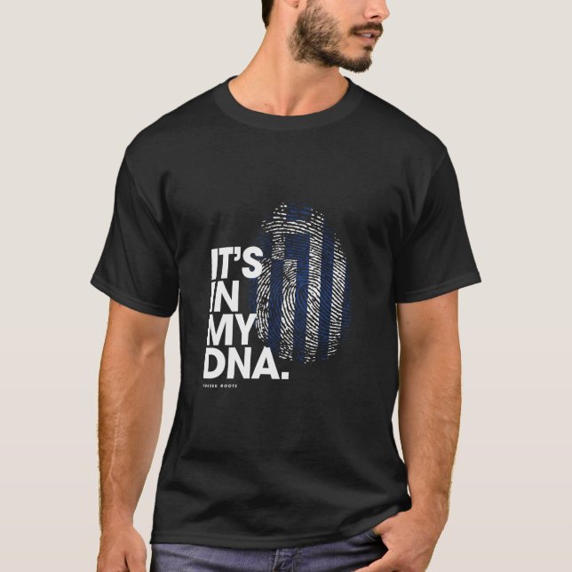 Está Na Minha Grécia De Dna, Camisa Raízes Gregas (Frente)