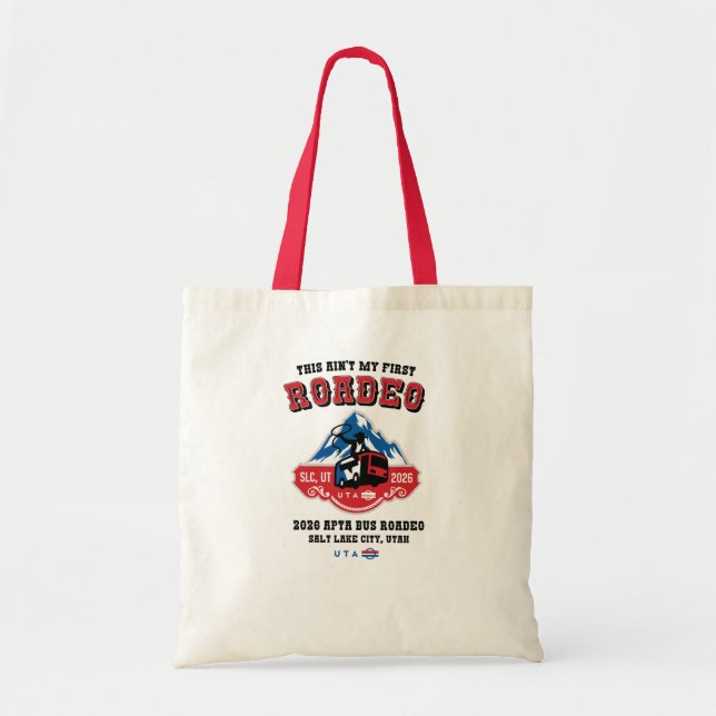 Esta Não é Minha Primeira Roadeo com Bolsa Tote de (Frente)
