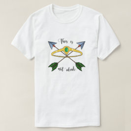 Esta não é uma camisa ideal - branca
