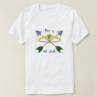 Esta não é uma camisa ideal - branca