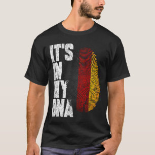 Está no meu DNA alemão Camisa Orgulhosa Presente H