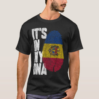 Está no meu DNA Camisa Moldovan Orgulhosa Presente