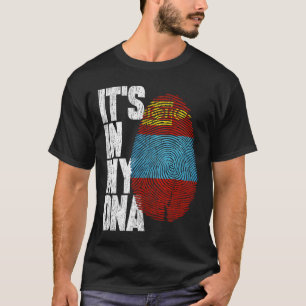 Está no meu DNA, Camisa Mongol Orgulhosa Dotada Mo