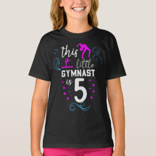 Esta pequena ginasta tem 5 anos Camiseta