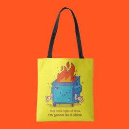 Esta Pequena Luz: Bolsa Tote Fogo no Lixo