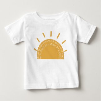 Esta Pequena Luz Da Minha Camisa De Bebê Cristã