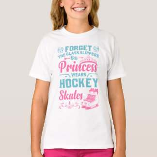 Esta princesa Veste Skates de hóquei Camisa Engraç