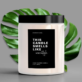 Esta Vela Cheira Como - Nova Design de Etiqueta Mo