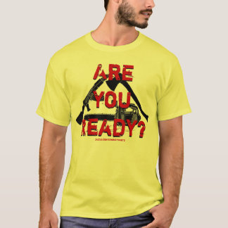 Está você pronto? T-shirt do zombi