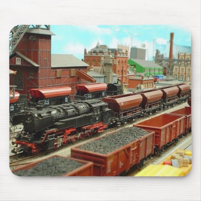 Estação de caminhos-de-ferro modelo Mousepad (Frente)