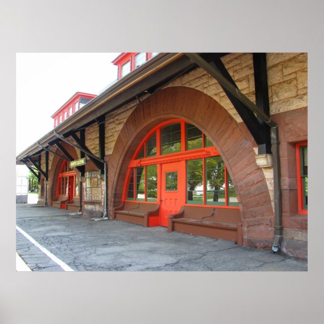 Estação de Comboio Antiga ~ impressão (Frente)