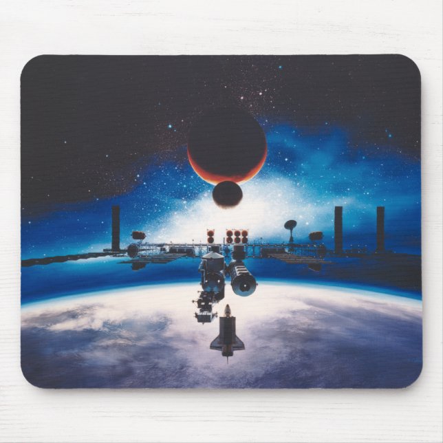 Estação espacial Mousepad da liberdade (Frente)