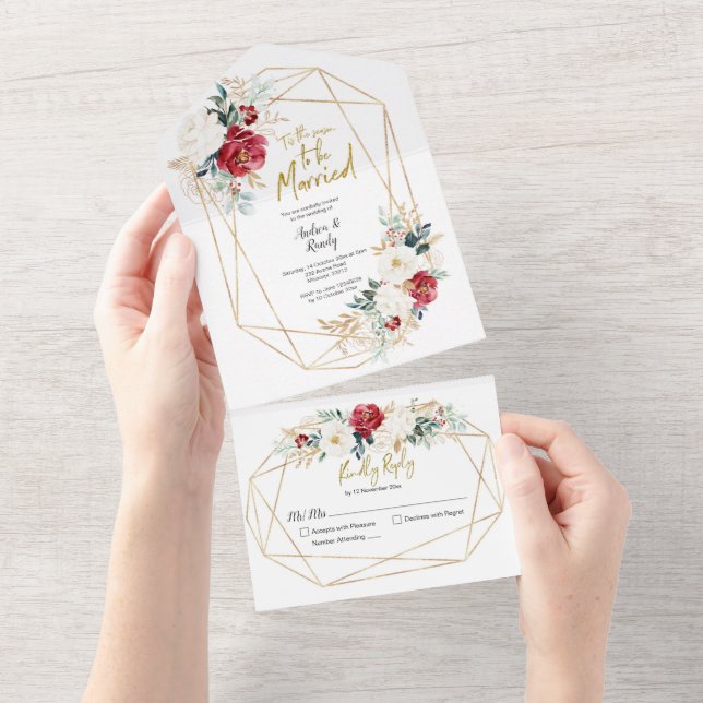 Estação Floral de Natal para Casar (Aba destacável)