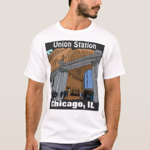 Estação Union Chicago, camisa IL