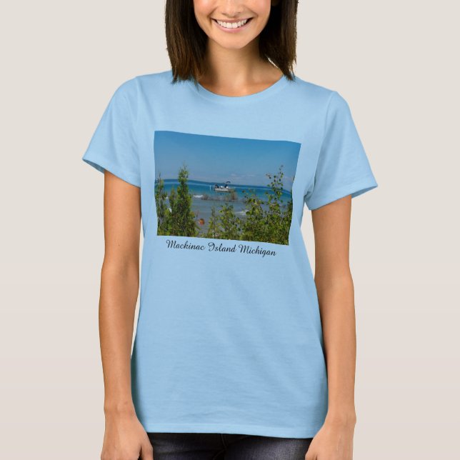 Estacionado Na T-shirt Mackinac (Frente)
