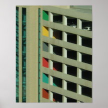 Estacionamento ao quadrado - Art Deco Poster