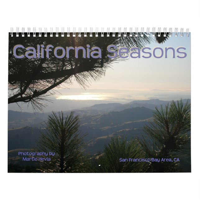 Estações da Califórnia - Calendário (Capa)