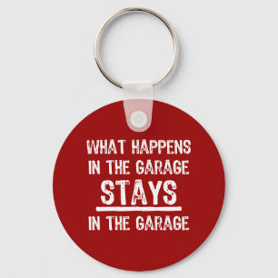 Estadas no chaveiro da garagem
