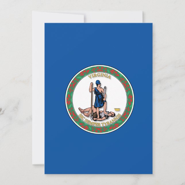Estado da bandeira da Virgínia (Frente)